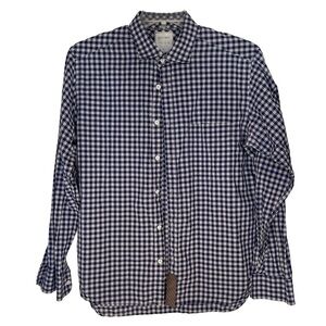 Billy Reid Checked Plaid Button Down Shirt